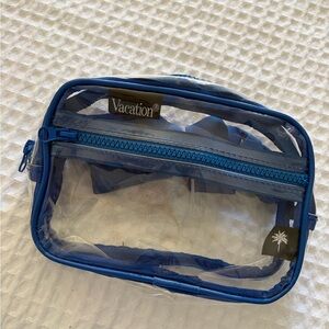 Vacation Blue Transparent Travel Bag